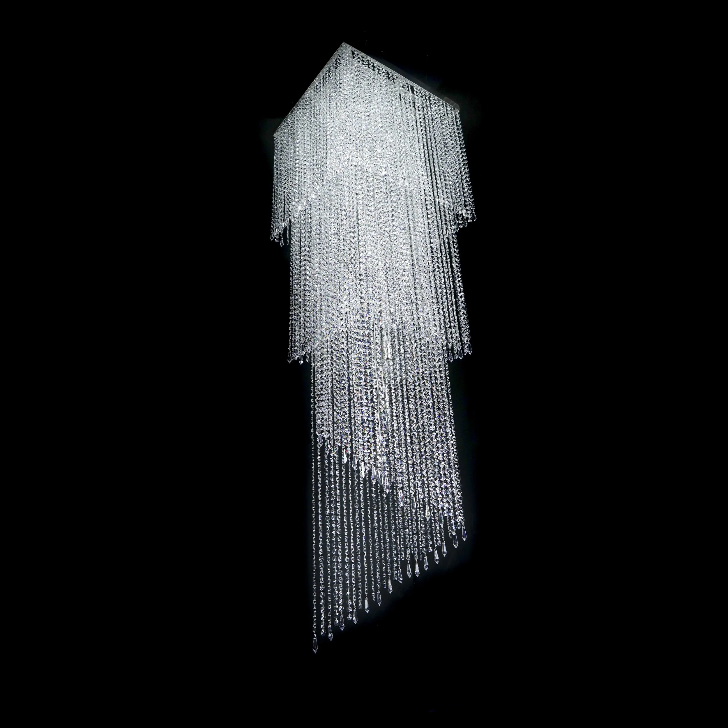 Cube crystal chandelier — WRANOVSKY - Bohemian Crystal Chandeliers
